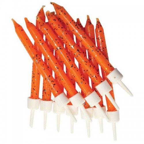 Velas Laranja Glitter